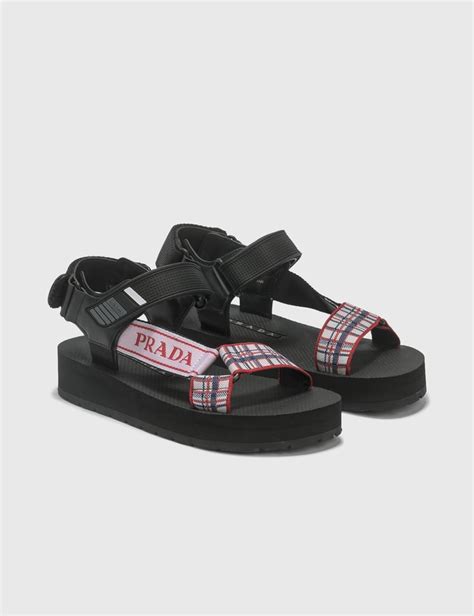 prada sport knit sandals|Prada flat sandals black.